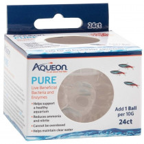 Aqueon Pure LIve Beneficial Bacteria and Enzymes for Aquariums - 24 count - EPP-AU00138 | Aqueon | 2006