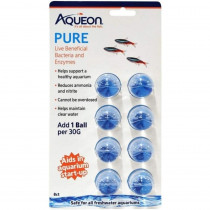 Aqueon Pure LIve Beneficial Bacteria and Enzymes for Aquariums - 8 count - EPP-AU00139 | Aqueon | 2006