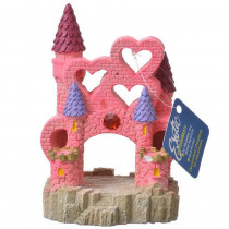 Exotic Environments Pink Heart Castle Aqiarum Ornament - Large - (4.5L x 4"W x 6.25"H) - EPP-BR01824 | Blue Ribbon Pet Products | 2007"