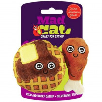 Mad Cat Chicken and Waffles Cat Toy Set - 2 count - EPP-CC06526 | Mad Cat | 1944