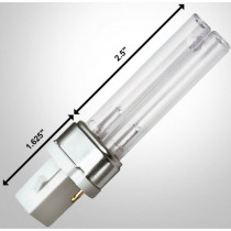 Via Aqua Plug-In UV Compact Quartz Replacement Bulb - 5 watt - EPP-CX72066 | Via Aqua | 2078