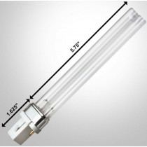 Via Aqua Plug-In UV Compact Quartz Replacement Bulb - 13 watt - EPP-CX72900 | Via Aqua | 2078