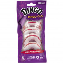 Dingo Ringo Meat & Rawhide Chews (No China Sourced Ingredients) - 5 Pack (2.75 Rings) - EPP-DG10015 | Dingo | 1996"
