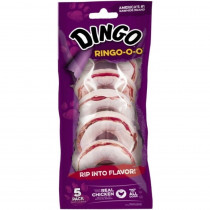 Dingo Ringo-o-o Meat & Rawhide Chew - 2.75 (5 Pack) - EPP-DG23711 | Dingo | 1983"