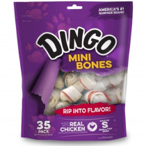 Dingo Meat in the Middle Rawhide Chew Bones - Mini - 2.5 (35 Pack) - EPP-DG25002 | Dingo | 1983"