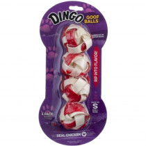 Dingo Goof Balls Chicken & Rawhide Chew - Small - 1 (4 Pack) - EPP-DG30040 | Dingo | 1983"