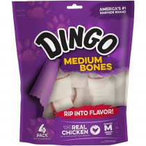 Dingo Meat in the Middle Rawhide Chew Bones - Medium - 6 (4 Pack) - EPP-DG95007 | Dingo | 1983"