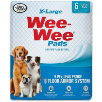 Four Paws X-Large Wee Wee Pads 28 x 34" - 6 count - EPP-FF01646 | Four Paws | 1970"