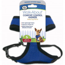 Four Paws Comfort Control Harness - Blue - Small - For Dogs 5-7 lbs (14-16" Chest & 8"-10" Neck) - EPP-FF59156 | Four Paws | 1735"