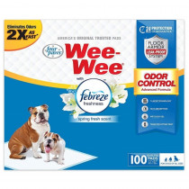 Four Paws Wee-Wee Pads - Febreze Freshness - 100 Count - EPP-FF97436 | Four Paws | 1970