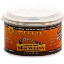 Flukers Gourmet Style Canned Mealworms - 1.2 oz - EPP-FK78001 | Flukers | 2123