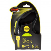 Flexi New Neon Retractable Tape Leash - Small - 16' Tape (Pets up to 33 lbs) - EPP-FL10717 | Flexi | 1731