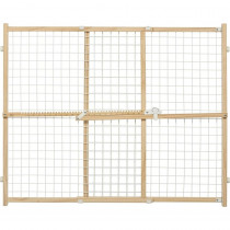 MidWest Wire Mesh Wood Presuure Mount Pet Safety Gate - 32 tall - 1 count - EPP-HY02280 | Mid West | 1967"