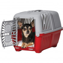 MidWest Spree Plastic Door Travel Carrier Red Pet Kennel - X-Small - 1 count - EPP-HY02493 | Mid West | 1956