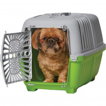 MidWest Spree Plastic Door Travel Carrier Green Pet Kennel - Small - 1 count - EPP-HY02496 | Mid West | 1956