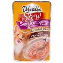 Hartz Delectables Stew Senior Lickable Cat Treats - Chicken & Tuna - 1.4 oz - EPP-HZ11055 | Hartz | 1945