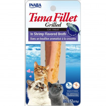 Inaba Tuna Fillet Grilled Cat Treat in Shrimp Flavored Broth - 0.52 oz - EPP-INA00664 | Inaba | 1945