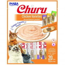 Inaba Churu Chicken Varieties Creamy Cat Treat - 20 count - EPP-INA00713 | Inaba | 1945