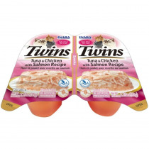 Inaba Twins Tuna and Chicken with Salmon Recipe Side Dish for Cats - 2 count - EPP-INA00877 | Inaba | 1930