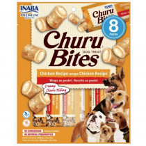 Inaba Churu Bites Dog Treat Chicken Recipe wraps Chicken Recipe - 8 count - EPP-INA71554 | Inaba | 1996