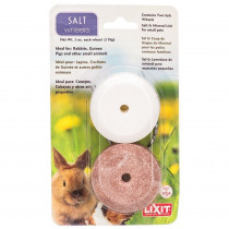 Lixit Salt & Mineral Wheels for Small Pets - 2 Pack - (3 oz Salt Wheel & 3 oz Mineral Wheel) - EPP-LX00995 | Lixit | 2152