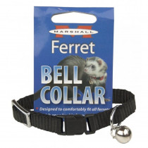 Marshall Ferret Bell Collar - Black - 1 Count - EPP-MA00090 | Marshall | 2159