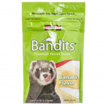 Marshall Bandits Premium Ferret Treats - Banana Flavor - 3 oz - EPP-MA00385 | Marshall | 2167