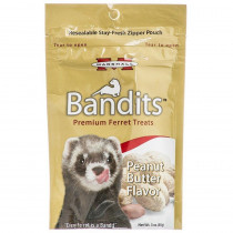 Marshall Bandits Premium Ferret Treats - Peanut Butter Flavor - 3 oz - EPP-MA00386 | Marshall | 2167