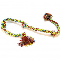 Flossy Chews Colored 5 Knot Tug Rope - Super X-Large (6' Long) - EPP-MM20042 | Mammoth | 1944