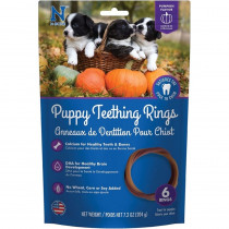 N-Bone Puppy Teething Ring - Pumpkin Flavor - Puppy Teething Ring - 3.5 Diameter (6 Pack) - EPP-NB11301 | N-Bone | 1996"