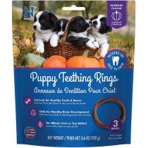 N-Bone Puppy Teething Ring - Pumpkin Flavor - Puppy Teething Ring - 3.5 Diameter (3 Pack) - EPP-NB11302 | N-Bone | 1996"