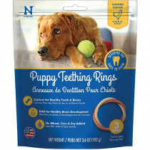 N-Bone Puppy Teething Ring - Chicken Flavor - Puppy Teething Ring - 3.5 Diameter (3 Pack) - EPP-NB11305 | N-Bone | 1996"