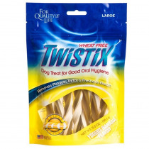 Twistix Wheat-Free Yogurt & Banana Dental Dog Treats - Large (5.5 oz) - EPP-NB80111 | Twistix | 1996