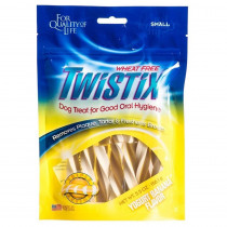 Twistix Wheat-Free Yogurt & Banana Dental Dog Treats - Small (5.5 oz) - EPP-NB80112 | Twistix | 1996