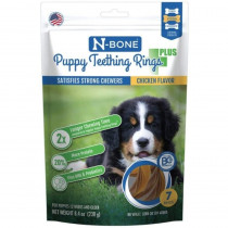 N-Bone Puppy Teething Rings Plus Chicken Flavor - 7 count - EPP-NB91255 | N-Bone | 1996