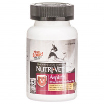 Nutri-Vet Aspirin for Dogs - Large Dogs over 50 lbs - 75 Count (300 mg) - EPP-NV12199 | Nutri-Vet | 1969