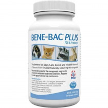 Pet Ag Bene-Bac Plus Powder Fos Prebiotic and Probiotic for Dogs, Cats, Exotic and Wildlife Mammals - 4.5 oz - EPP-PA99572 | Pet Ag | 1978