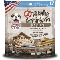 Loving Pets Totally Grainless Dental Care Chews - Chicken & Peanut Butter - Toy/Small Dogs - 6 oz - (Dogs up to 15 lbs) - EPP-PC05305 | Loving Pets | 1996