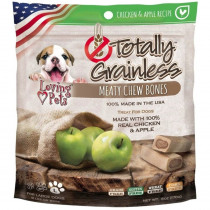 Loving Pets Totally Grainless Meaty Chew Bones - Chicken & Apple - Large Dogs - 6 oz - (Dogs 41+ lbs) - EPP-PC05311 | Loving Pets | 1996