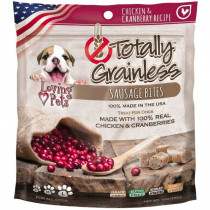 Loving Pets Totally Grainless Sausage Bites - Chicken & Cranberries - All Dogs - 6 oz - EPP-PC05317 | Loving Pets | 1996