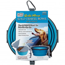 Loving Pets Bella Roma Blue Travel Bowl  - 1 count - Large - EPP-PC07987 | Loving Pets | 1729