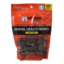 Indigenous Dental Health Mini Bones - Smoked Bacon Flavor - 40 Count - EPP-PGB01622 | Indigenous Pet Products | 1996