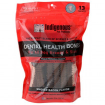 Indigenous Dental Health Bones - Smoked Bacon Flavor - 13 Count - EPP-PGB01722 | Indigenous Pet Products | 1996