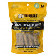 Indigenous Dental Health Bones - Chicken Flavor - 13 Count - EPP-PGB01723 | Indigenous Pet Products | 1996