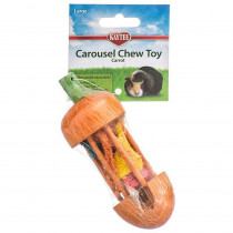 Kaytee Carousel Chew Toy - Carrot - Carrot Chew Toy - (1.75 Diameter x 4.75" High) - EPP-PI62082 | Kaytee | 2152"