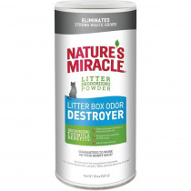 Nature's Miracle Just For Cats Litter Box Odor Destroyer - Deodorizing Powder - 20 oz - EPP-PNP5857 | Natures Miracle | 1925