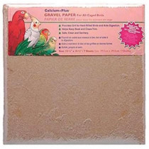 Penn Plax Calcium Plus Gravel Paper for Caged Birds - 15.5in. x 15.5in. - 7 Pack - EPP-PP00510 | Penn Plax | 1906