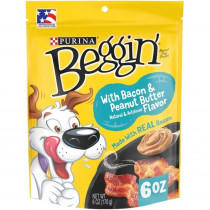 Purina Beggin' Strips Bacon and Peanut Butter Flavor - 6 oz - EPP-PR14845 | Purina | 1996