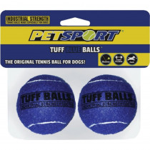 Petsport Tuff Ball Dog Toy Blue - 2 count (2.5D) - EPP-PS70011 | Petsport USA | 1736"
