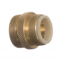 Python No Spill Clean & Fill Male Brass Adapter - 1 Adapter - (13/16 x 27 Male Thread) - EPP-PT06995 | Python Products | 2057"